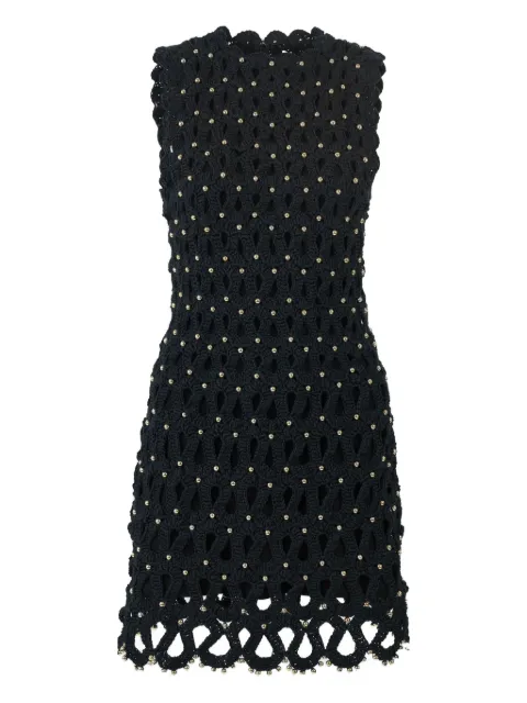 Carolina Herrera crocheted sleeveless mini dress