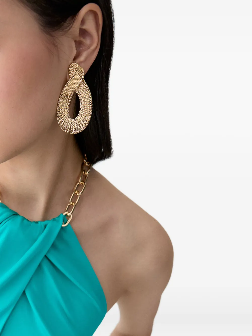 Carolina Herrera Geometrische oorbellen - Goud