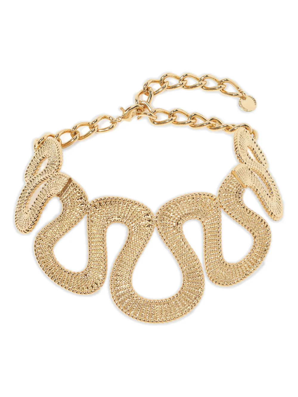 Carolina Herrera Collana a catena Wave - Oro