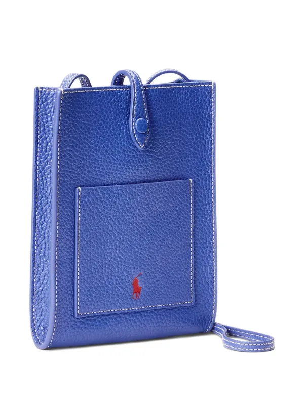 Polo Ralph Lauren トップステッチ スマホバッグ | ブルー | FARFETCH JP