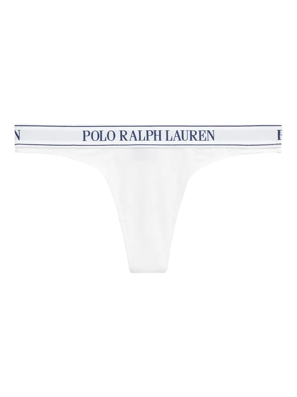 Polo Ralph Lauren Logo-waistband Thong In White