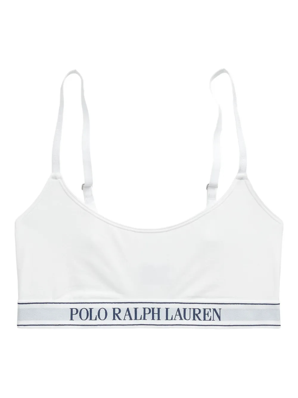 Polo Ralph Lauren Repeat-Logo bralette - Bianco