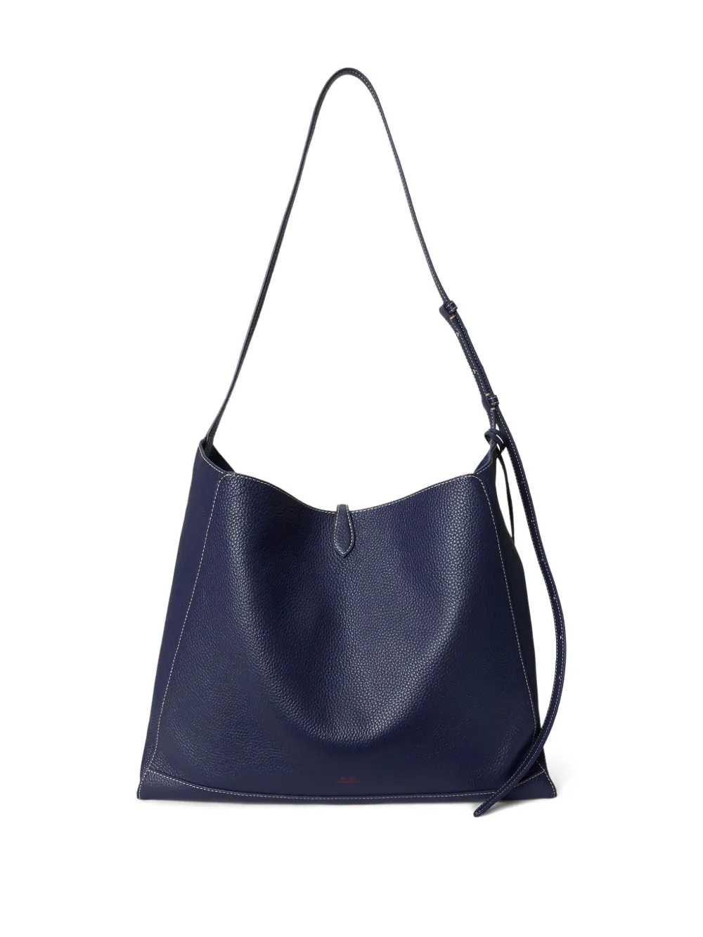 Polo Ralph Lauren Leather Cross Body Bag In Blue