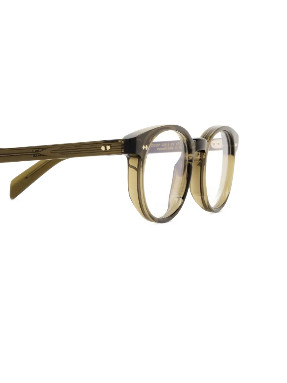 Cutler & Gross Bril met rond montuur Groen
