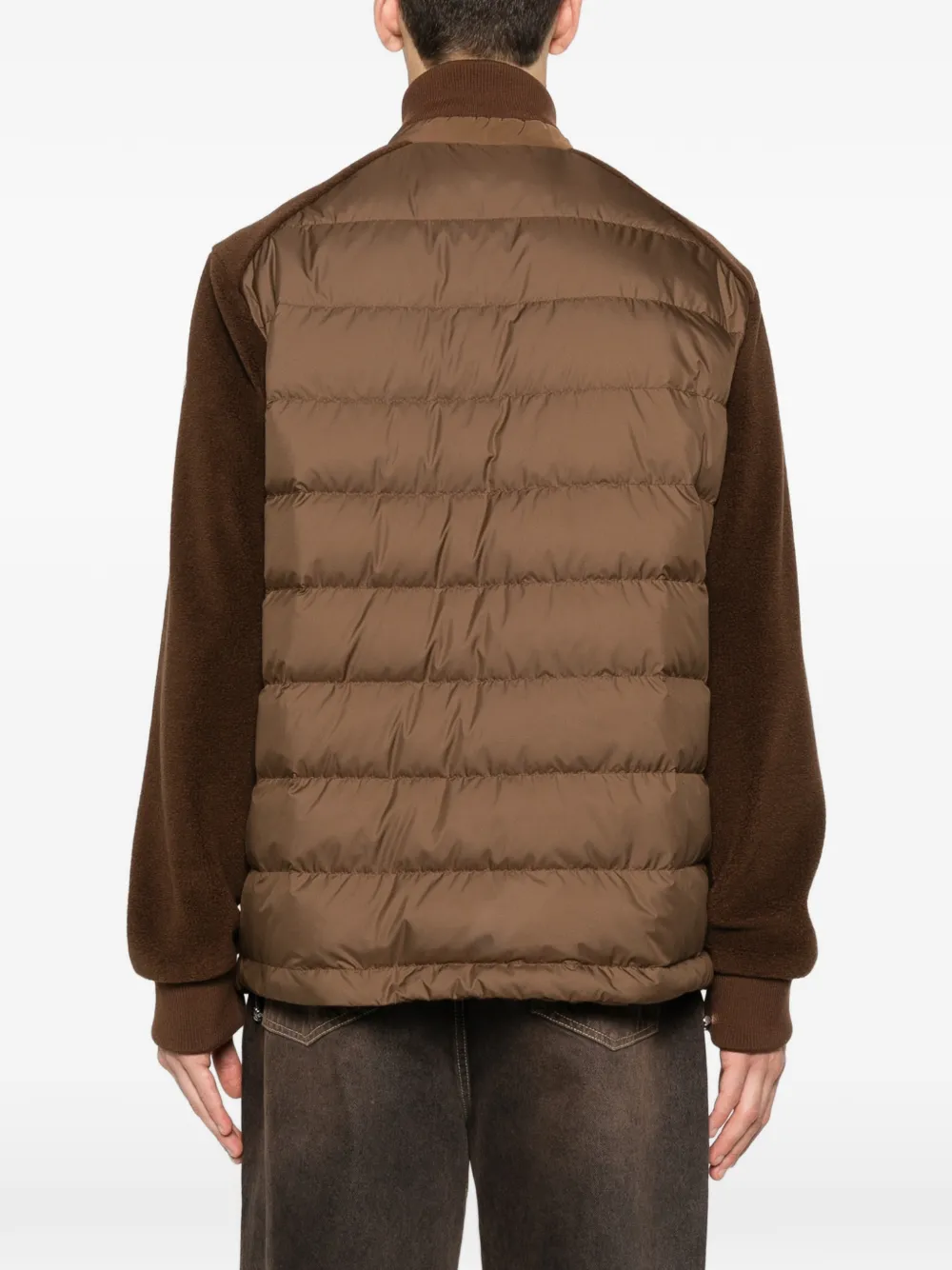 Moncler Vest met rits Bruin