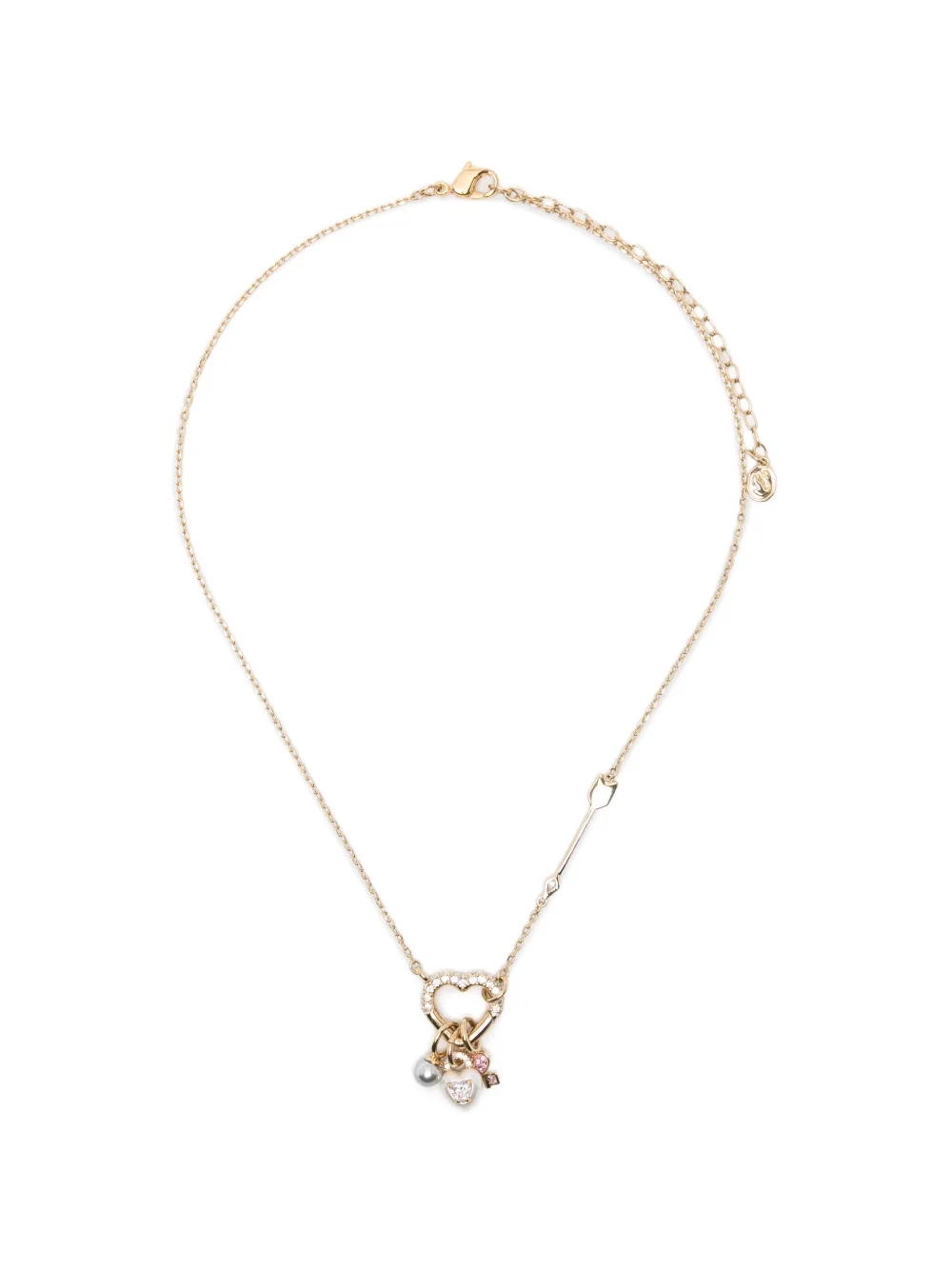 Swarovski Collana con pendente a cuore - Oro