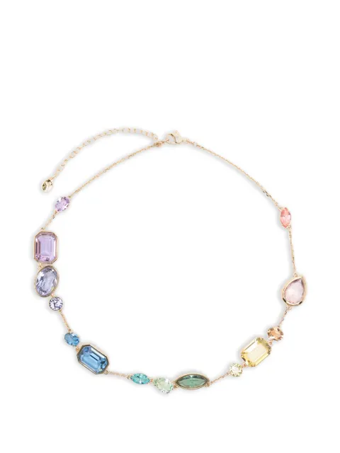 Swarovski mixed-cuts necklace