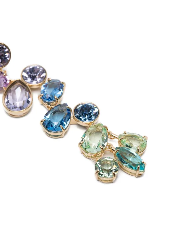 Swarovski Gema ドロップピアス | ゴールドトーン | FARFETCH JP
