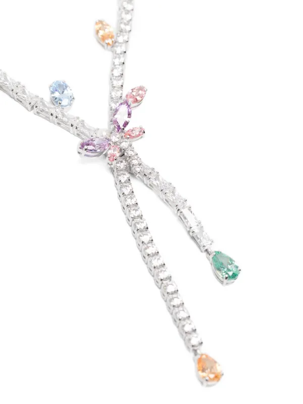 Swarovski Ariana Grande ネックレス | シルバートーン | FARFETCH JP