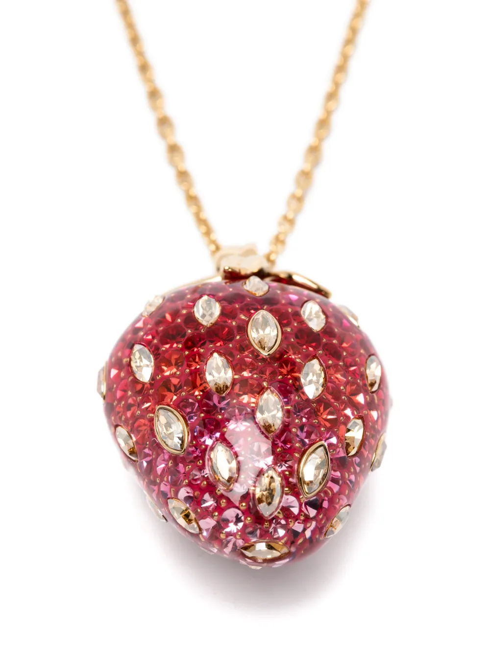 strawberry-pendant necklace
