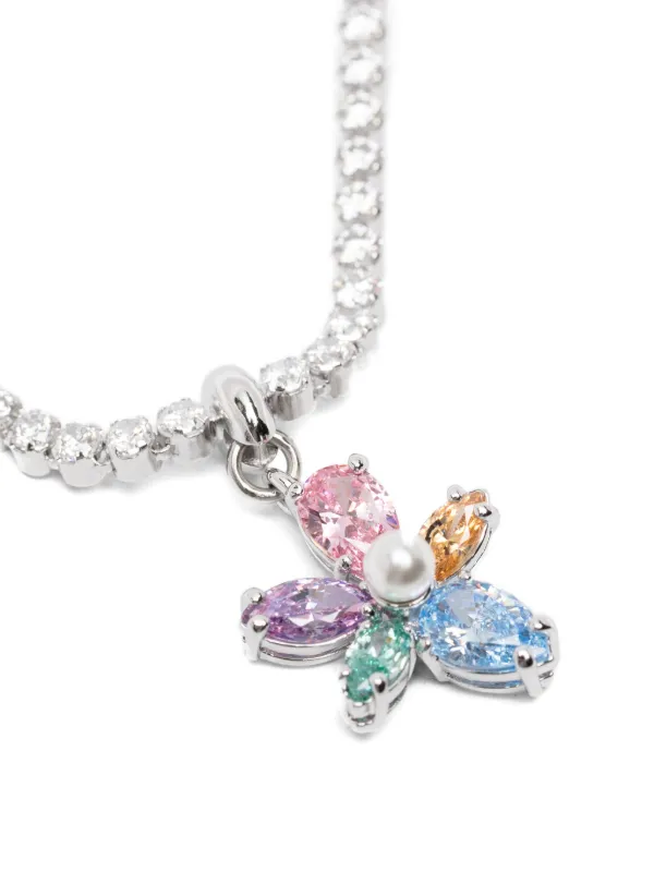 Swarovski x Ariana Grande フラワーペンダント ネックレス | シルバー