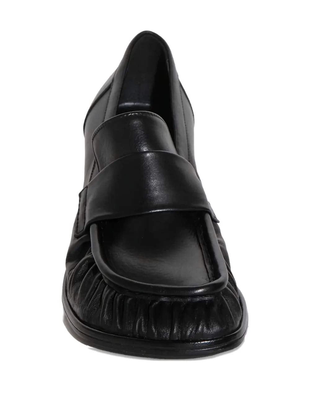 Chuckies Loafer Strap Pumps In Black