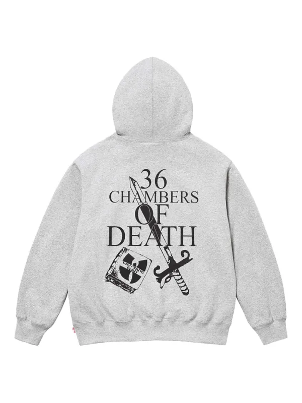 Supreme x Wu-Tang Clan graphic-print Hoodie | Grey | FARFETCH GE