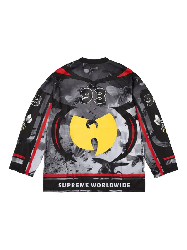 Supreme x Wu-Tang Clan long-sleeve T-shirt | Grey | FARFETCH