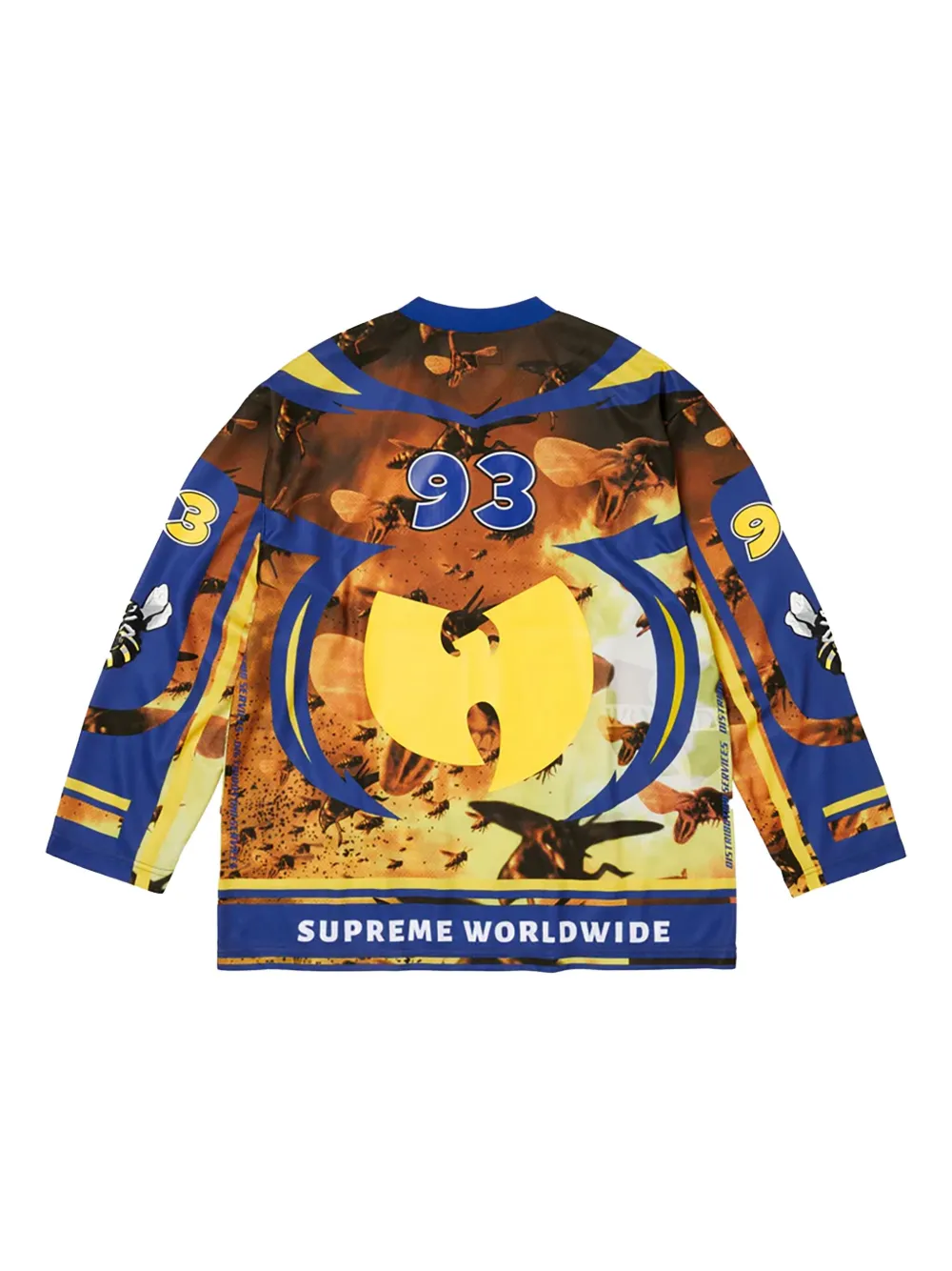 Supreme x Wu-Tang Clan long-sleeve T-shirt - Blauw