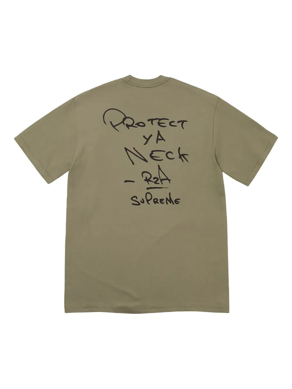 Supreme x Wu-Tang Clan graphic-print T-shirt - Groen