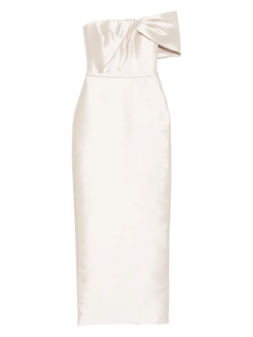 Amsale Abito in raso - Toni neutri