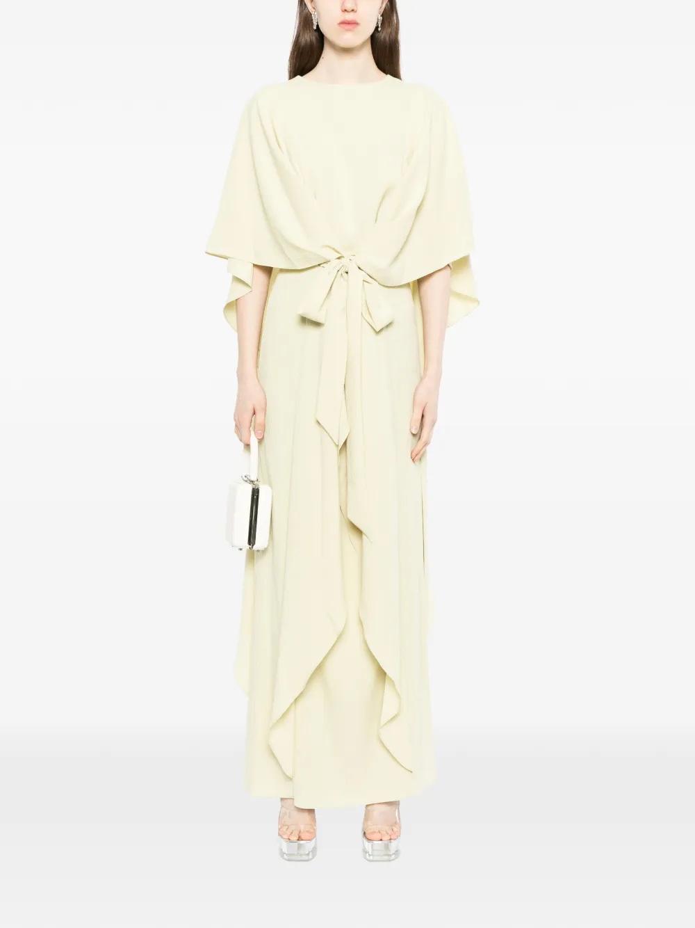 Pebble Crepe Maxi Dress