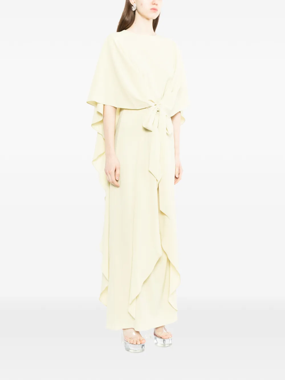 Pebble Crepe Maxi Dress