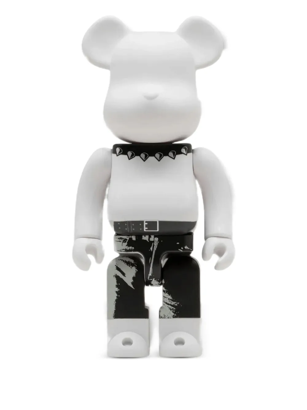 MEDICOM TOY figura Sticky Fingers BE@RBRICK en colaboración con Andy Warhol x Rolling Stones 1000% | blanco | Image 1