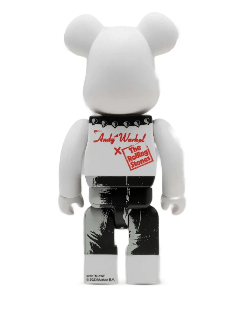 MEDICOM TOY figura Sticky Fingers BE@RBRICK en colaboración con Andy Warhol x Rolling Stones 1000% | Figuras | Image 2