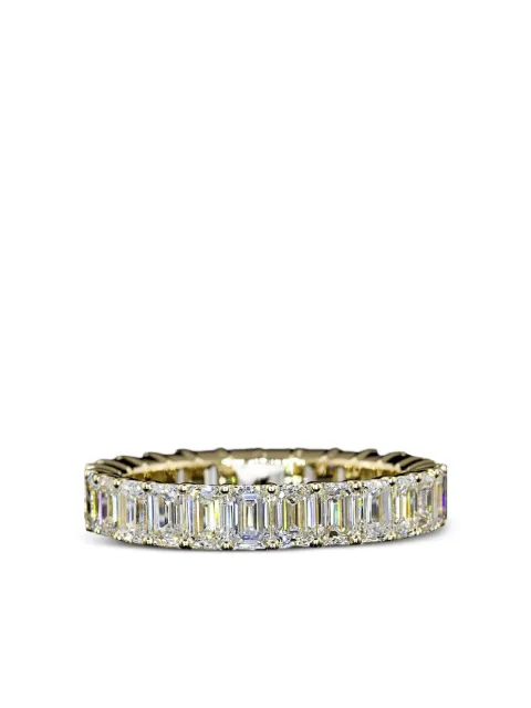 Jewels Aficionado anillo infinito en oro amarillo de 14kt con diamante