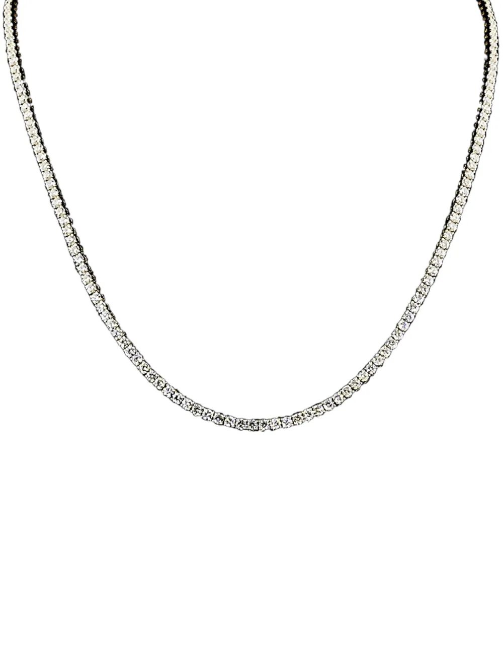 Jewels Aficionado 18K yellow gold diamond tennis necklace - ゴールドトーン