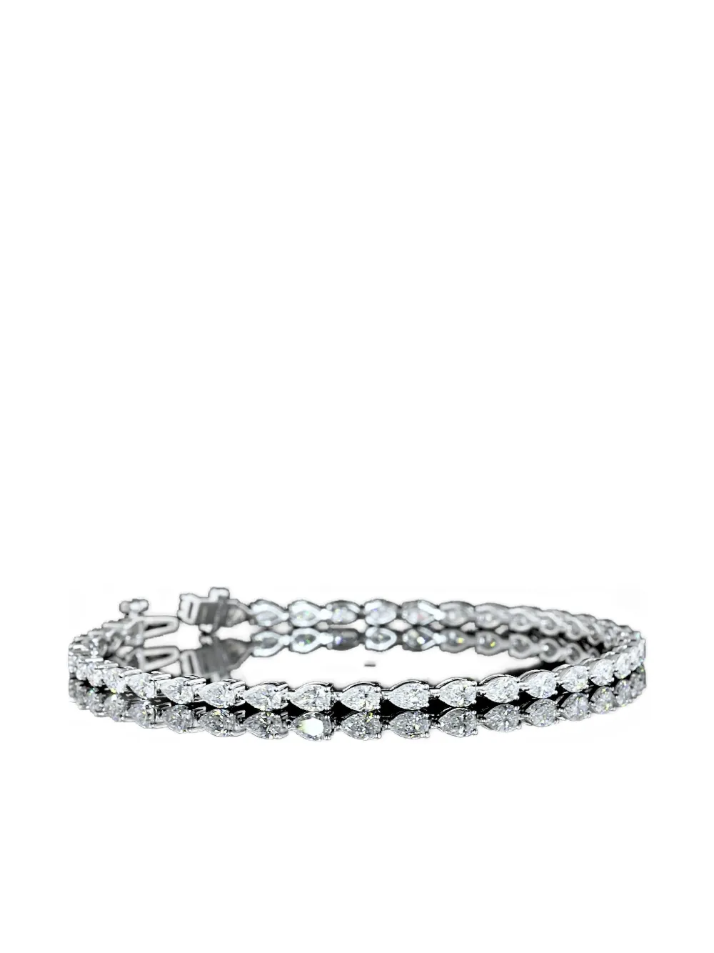 Jewels Aficionado Collana in oro bianco 14 carati con diamanti - Argento