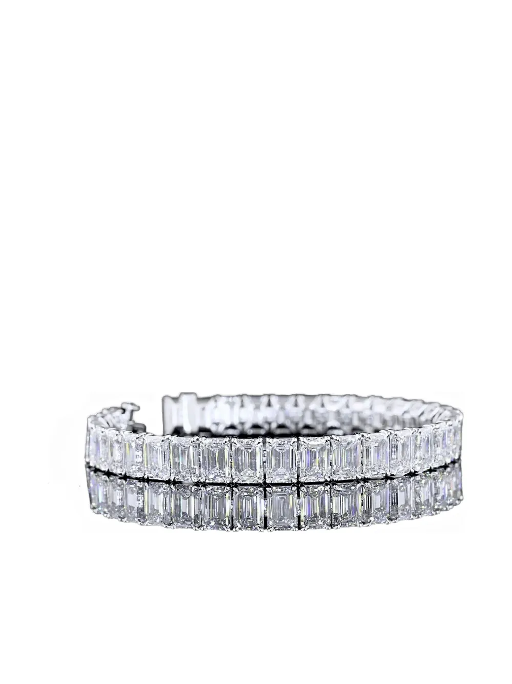 Jewels Aficionado 14K white gold diamond bracelet - Argento