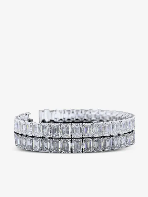 Jewels Aficionado pulsera en oro blanco de 14kt con diamante