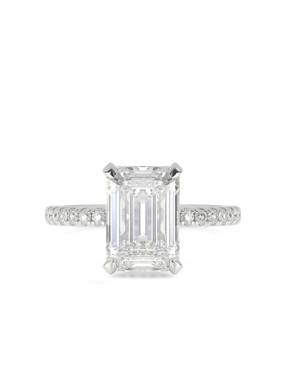 Jewels Aficionado Anello in oro bianco 14 carati con diamanti - Argento