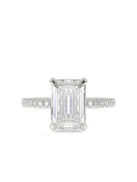 Jewels Aficionado anillo en oro blanco de 14kt con diamante