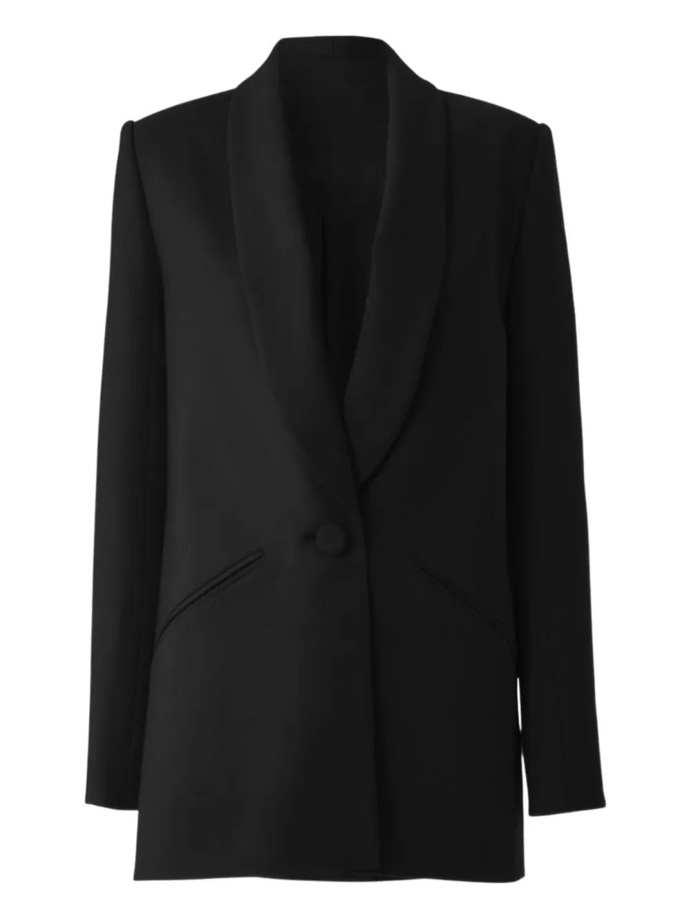 Carolina Herrera Shawl-lapel Tuxedo Jacket In Black