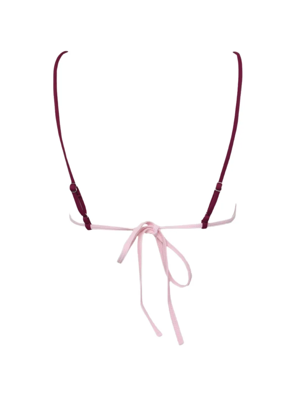 Leslie Amon Bikinitop met zoom Roze