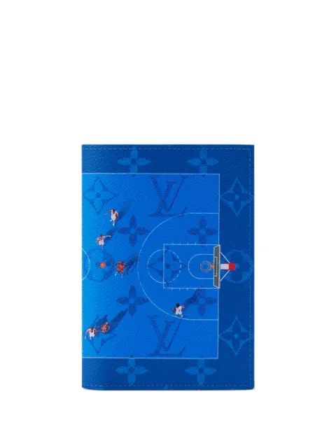 Louis Vuitton Pre-Owned funda para pasaporte con estampado de basquetbol