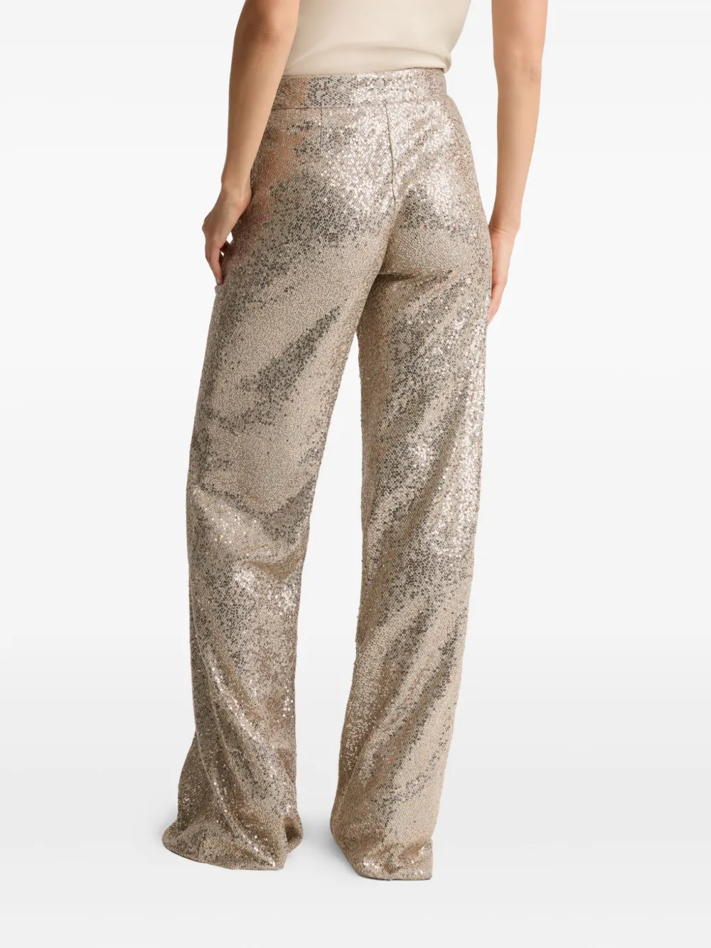  St. John Sequin Trousers - Gold 