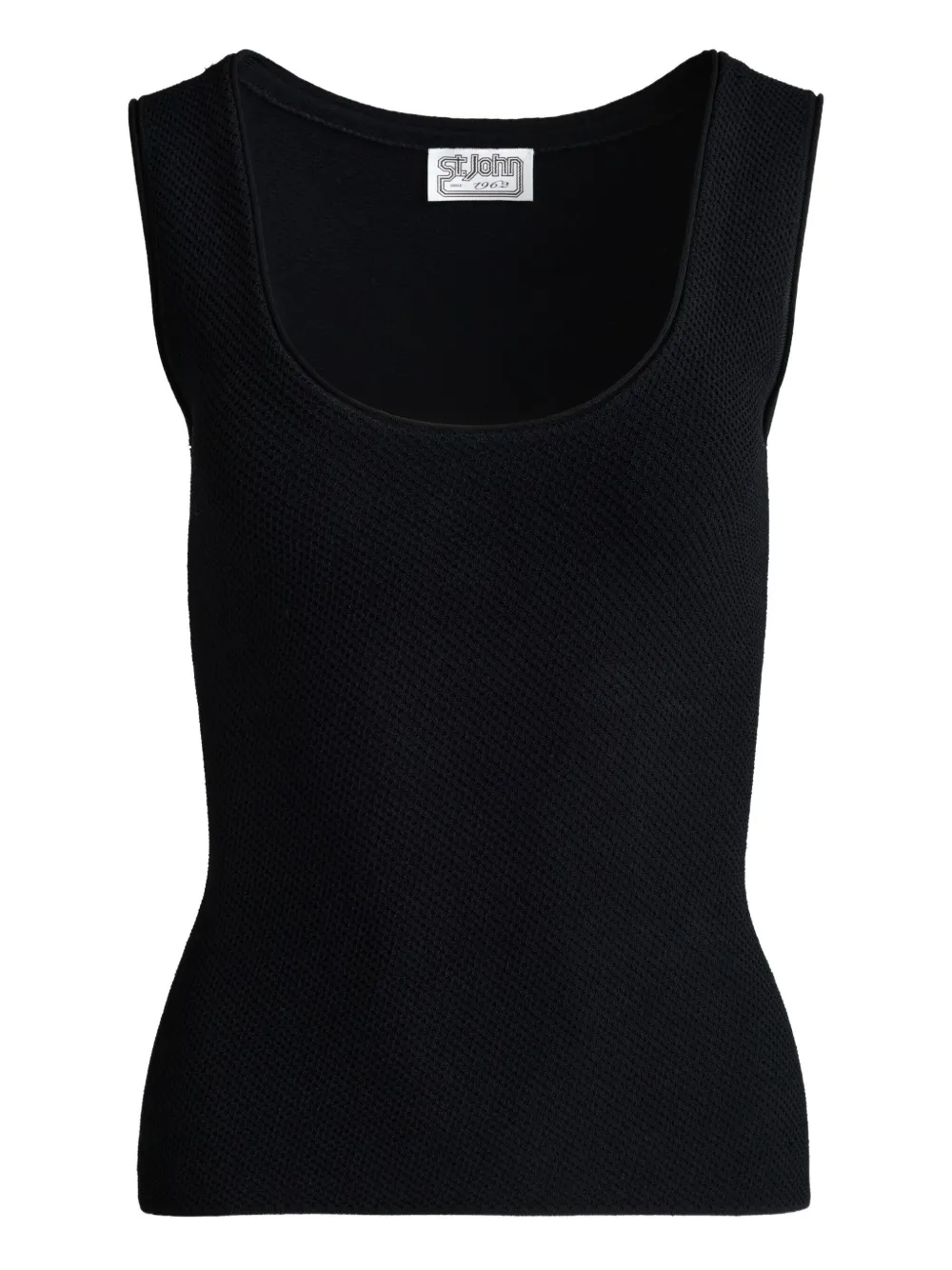 St. John Canotta con scollo ampio - Nero