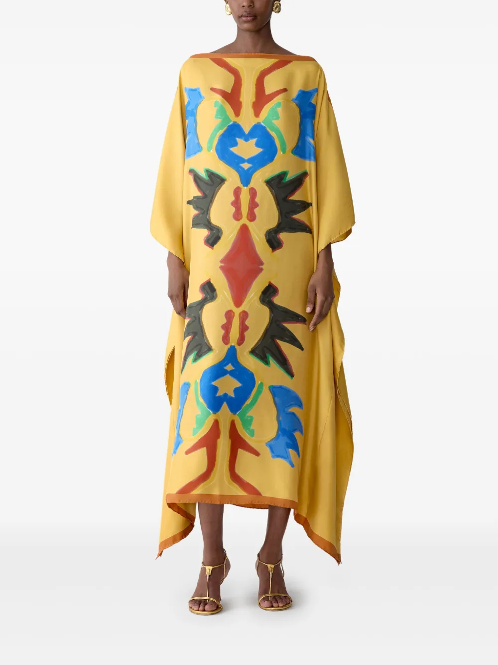 Carolina Herrera Rianna + Nina tuniek met print - Geel