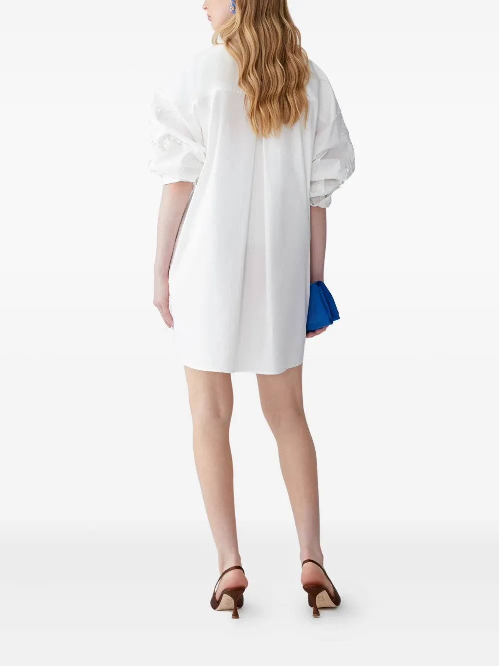 Carolina Herrera Blouse met borduurwerk Wit