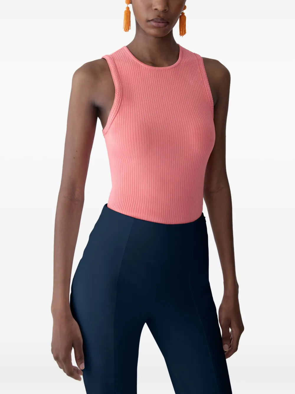Carolina Herrera Emilie slim-fit broek Blauw