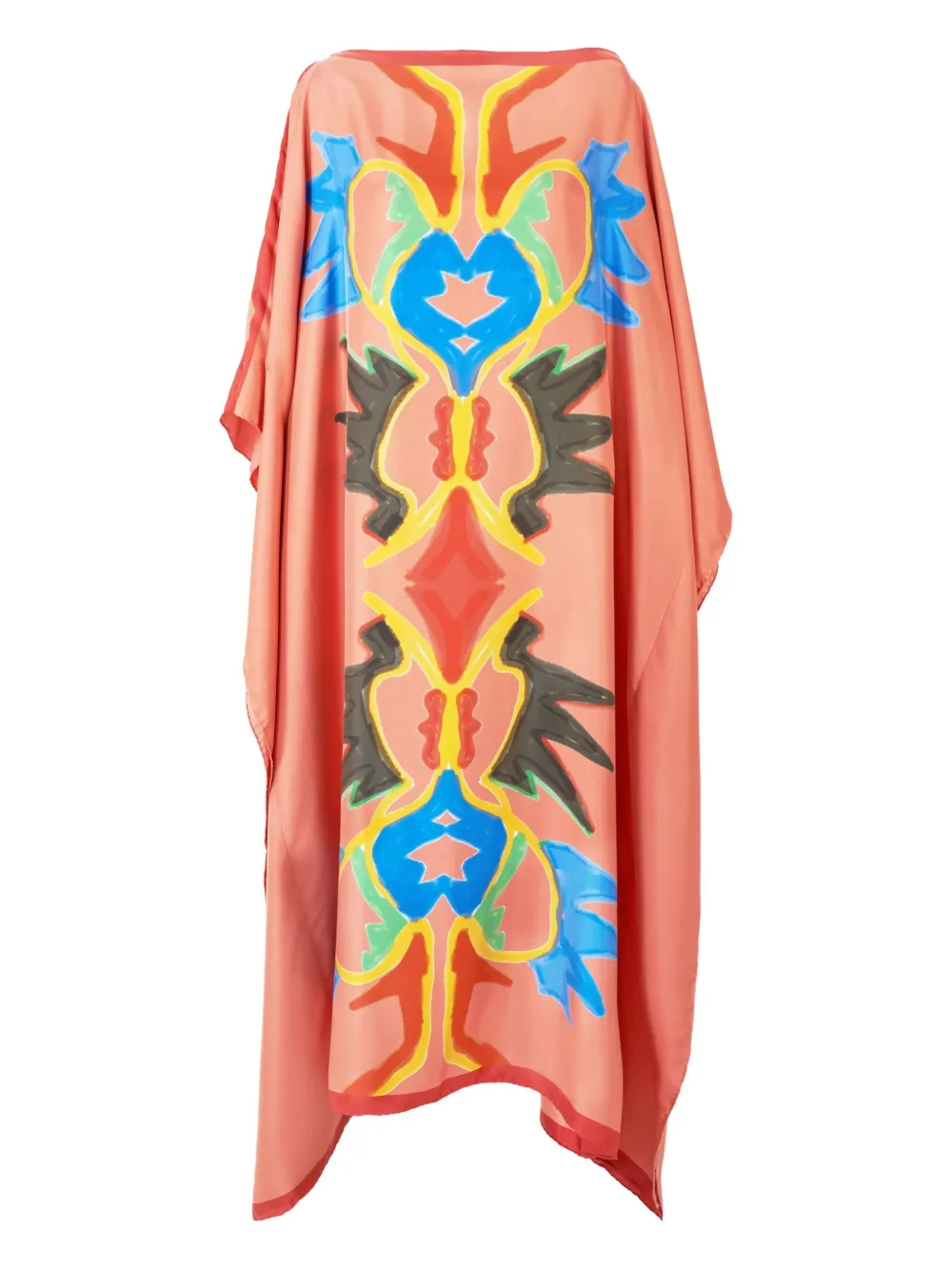 Carolina Herrera Rianna + Nina Printed Caftan In Pink