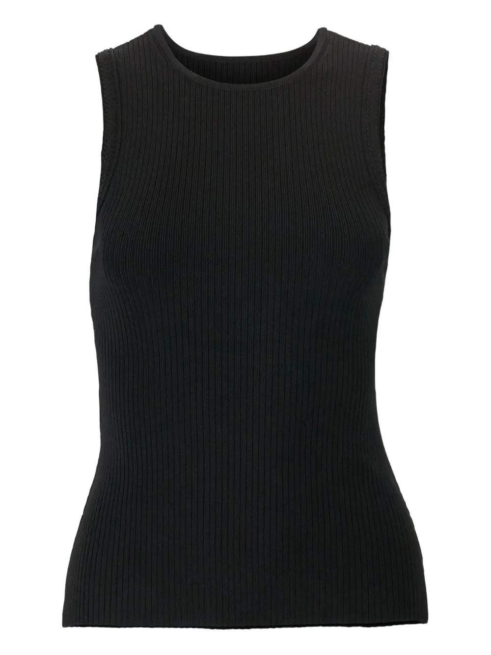 Carolina Herrera Ribbed Tank Top In Black