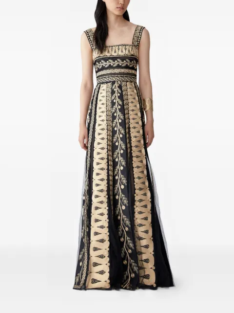 Carolina Herrera Embroidered A-line gown
