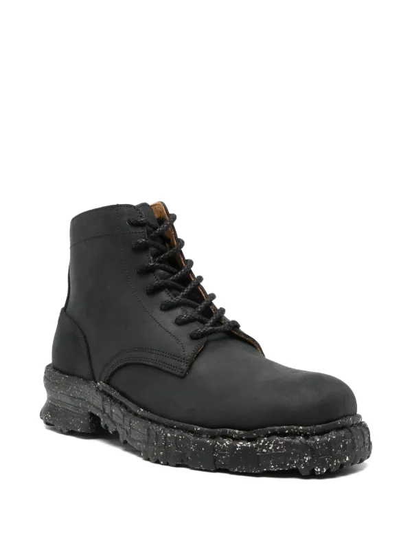 よ*ぴ様 レザー ワークブーツ レースアップ ブラック　ミハラヤスヒロ Maison MIHARA YASUHIRO Joseph レースアップ ブーツ | ブラック