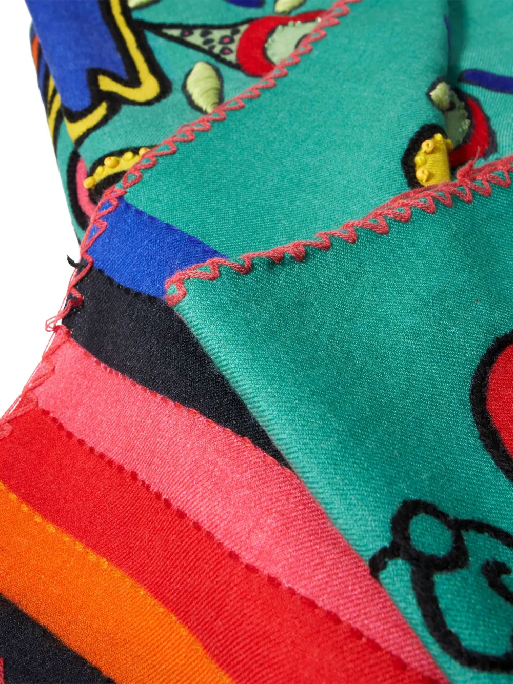 Carolina Herrera Rianna Nina Printed Scarf In Multi