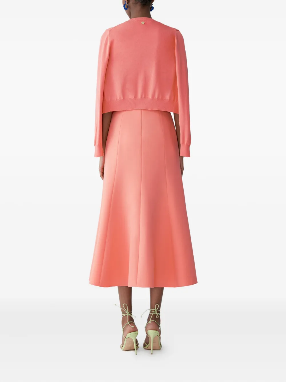Carolina Herrera Vest met geborduurde bloemen Roze