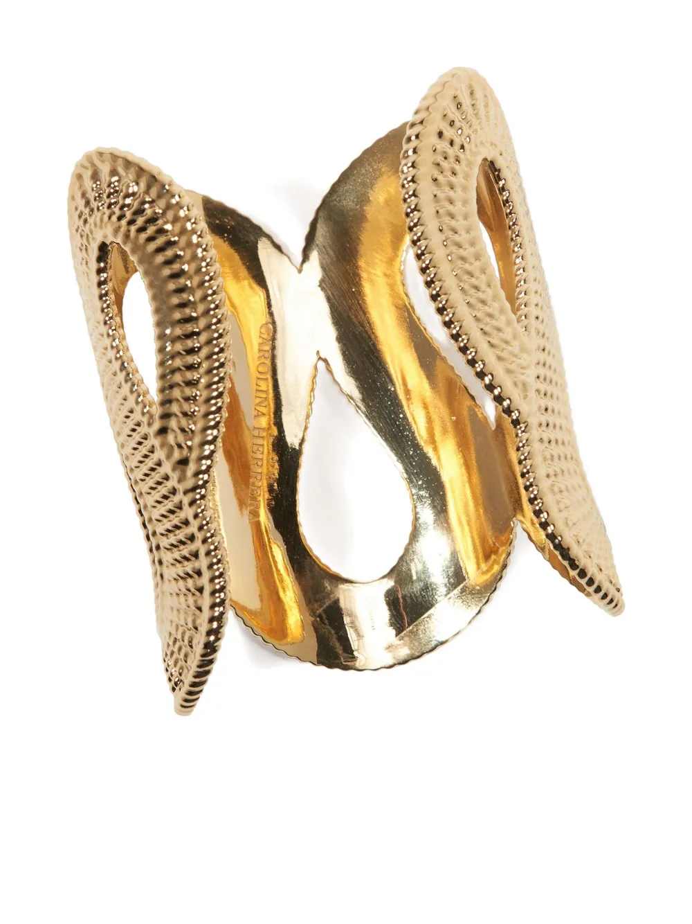 Carolina Herrera Wave armband - Goud
