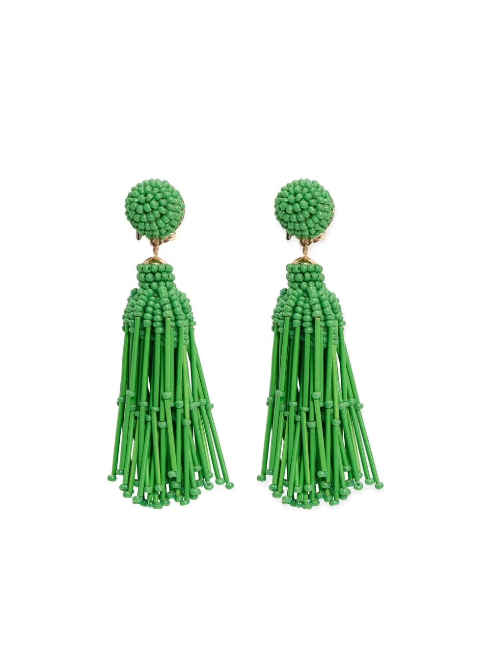 Carolina Herrera tassel drop earrings - Oro