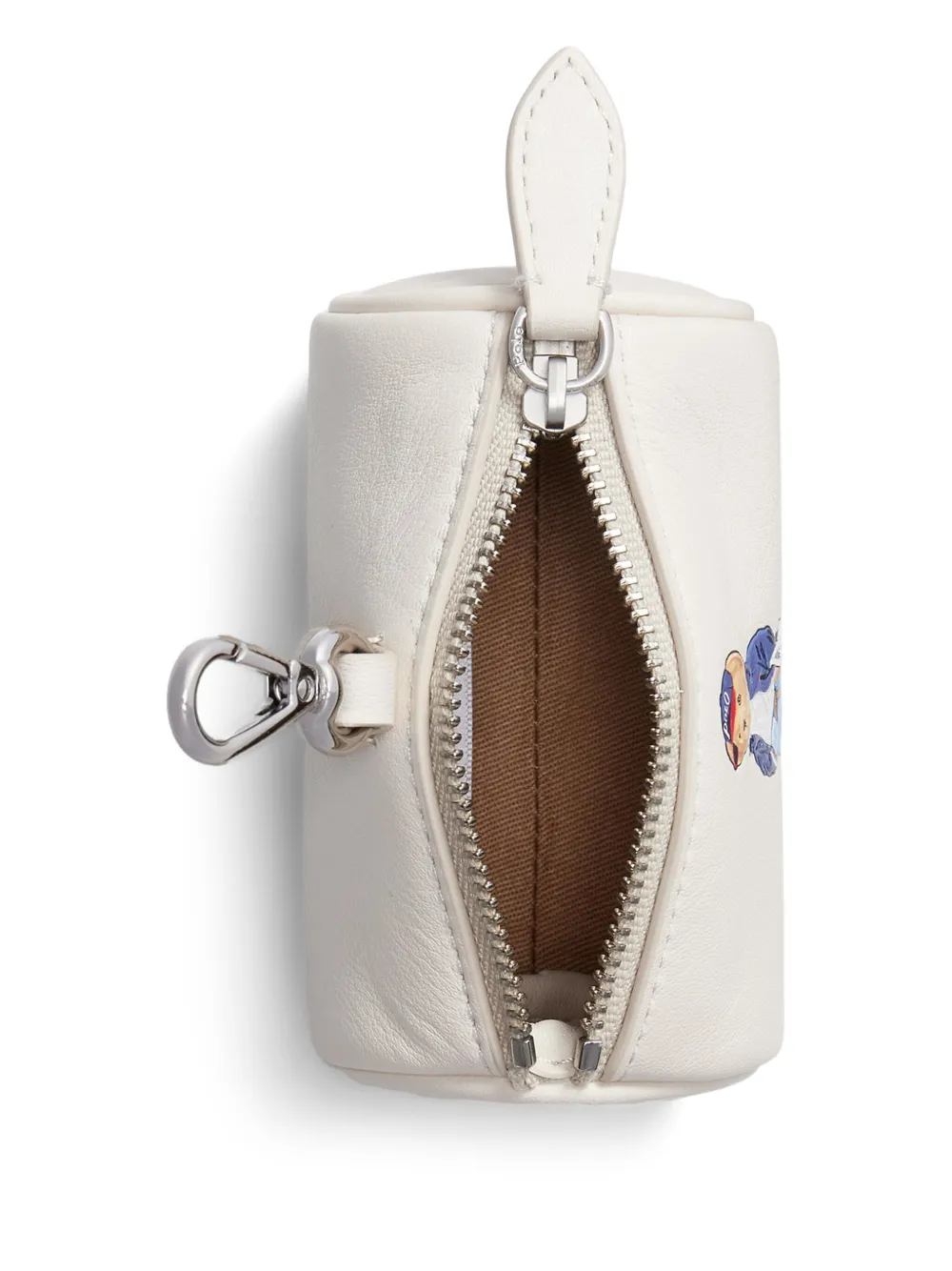 Polo Ralph Lauren Leren portemonnee met print Wit