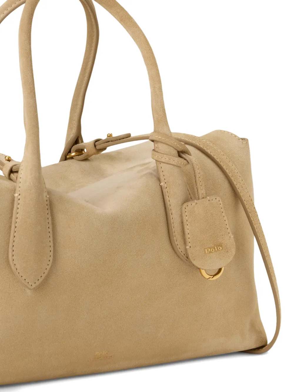 Bellport suede satchel tote bag